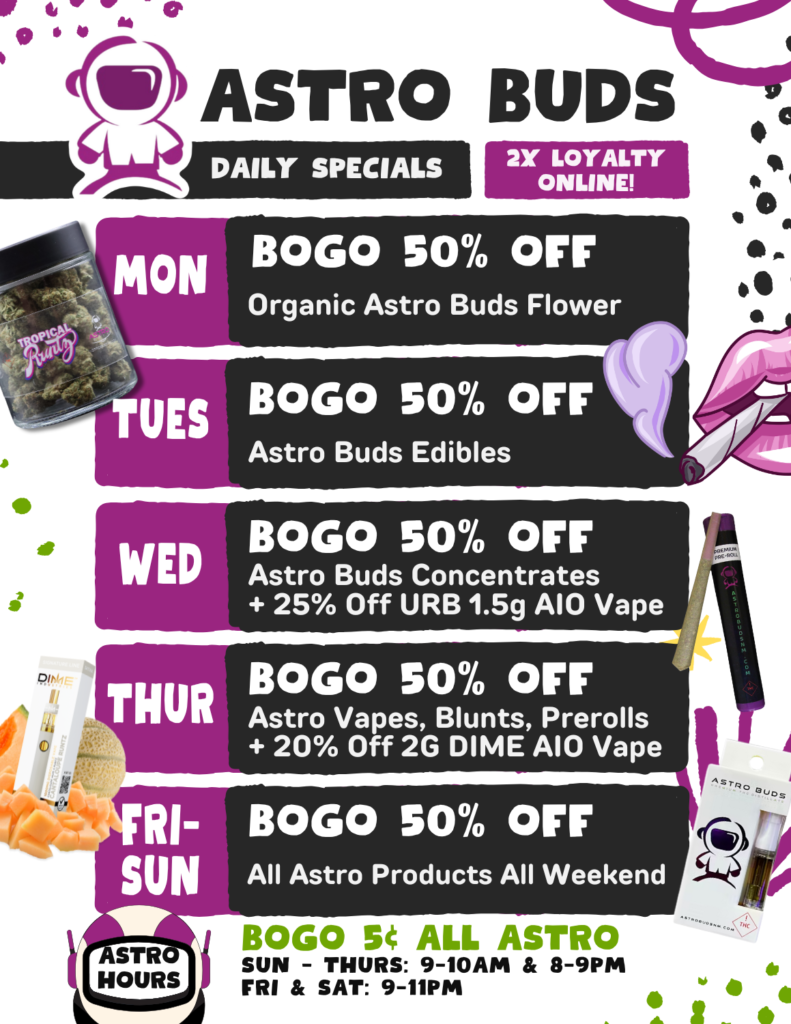 Cannabis Specials - Astro Buds